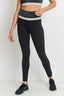 Highwaist Colorblock Melange Full Leggings