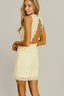 Lace Detail Dress Light Yellow