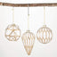 Modern Gold & Glass Ornament