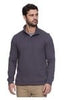 Benedict LS French Terry Mock Neck - Charcoal