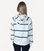 Turner Hoodie - Ivory Black Stripe