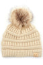 C.C Kids Solid Ribbed Beanie