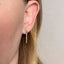 18k Gold Filled Cz Spear Drop Earrings 20mm