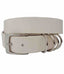 Amber Multi Ring Belt - White