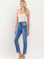 Odette High Rise Ankle Slim Straight Jeans