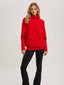 Slouch Neck Dolman Pullover - Ruby