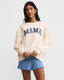 Mama Knit Denim Sweatshirt