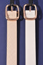 Skinny Square Buckled Belt