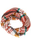 Oblong Plaid Stripe Pattern Scarf