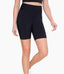 Ribbed High - Waist Biker Shorts - Black