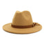 Fedora Buckle Accent Hat Wide Brim