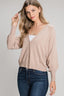 Balloon Sleeve Cardigan - Oatmeal