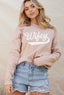 WIFEY Graphic Sweatshirt - Rose
