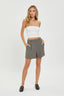 High Waisted Shorts - Dark Mink