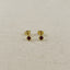 18K Gold Filled Dainty Bezel CZ Birthstone Stud Earrings