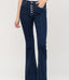 Jennifer High Rise Button Fly Flare Jeans