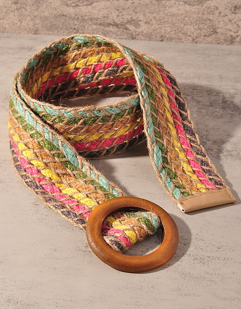 Wood Circle Belt – Boutique 23 display picture 3