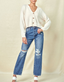 Hilana Ultra High Rise 90's Boyfriend - Medium Wash