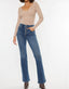 Zina High Rise Vintage Bootcut Jeans - Dark