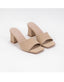 Cheryl Heel - Nubuck Nude