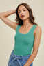 Sweater Tank Top - Emerald