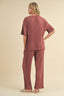 Pleated Short Sleeve Top - Sienna
