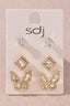 Butterfly Assorted Earring Set