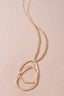 Chain Oval Long Necklace