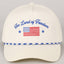 The Land of Freedom Flag Embroidered Trucker Hat