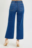Aria Tummy Control High Rise Wide Crop Jeans