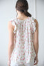 Floral Ruffle Detail Sleeveless Top