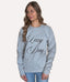 Lazy Day Graphic Crew - Athletic Heather