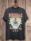 Nashville Tennessee Music City - Vintage Mineral Black
