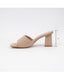 Cheryl Heel - Nubuck Nude