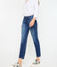 Dolores Mid Rise Slim Straight - Dark
