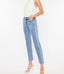 Evelyn Mid Rise Slim Straight