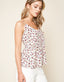Brookside Floral Print Ruffle Cami
