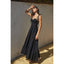 Cotton Poplin Ruched Detail Maxi Dress