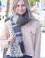 Animal Print Plaid Scarf