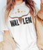 Curvy Wallen Graphic Tee - White