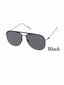 Metal Square Aviator Sunglasses