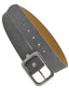 Square Buckle Leatherette Belt - Grey