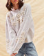 Flower Embroidered Sweater