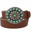 Western Turquoise Buckle Belt