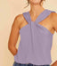 Iris Halter Blouse - Violet
