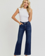 Tinsley Tummy Control High Rise Crop Wide Jeans