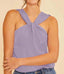 Iris Halter Blouse - Violet
