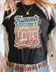 Vintage Fall Favorites Graphic Tee - Black