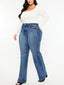 Libby Curvy High Rise Wide Leg Flare Jeans