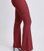 Hyperstretch High Rise Flare - Dark Rose
